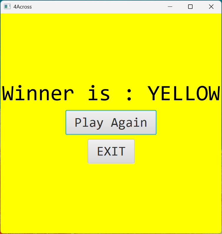 Game Over Screen